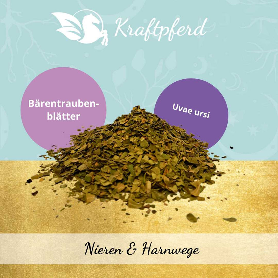 Bärentraubenblätter, geschnitten - 750 g