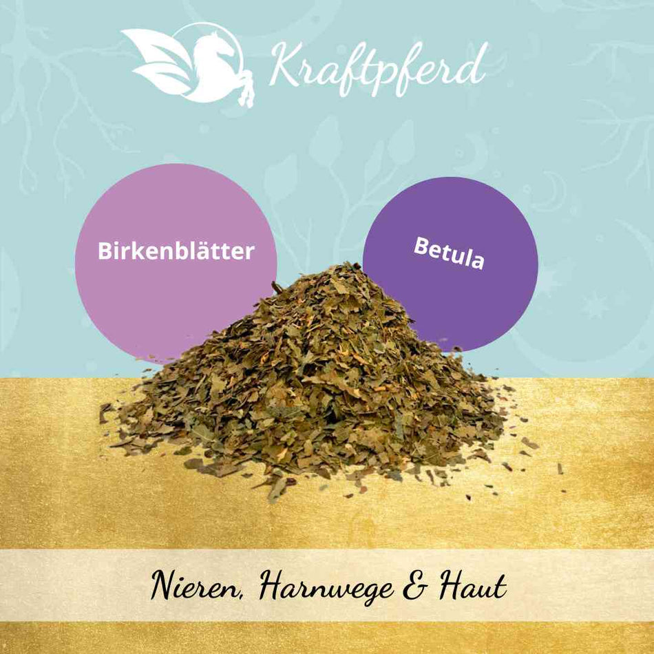 Birkenblätter, geschnitten - 800 g