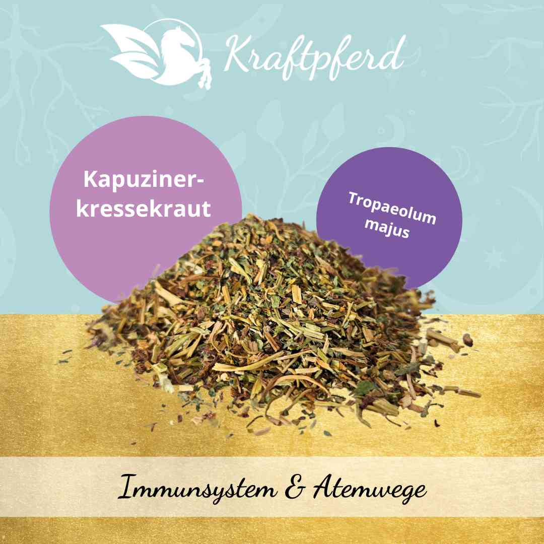1 Kg Kapuzinerkresse Kraut Getrocknet Geschnitten Ergänzungsfutter Für Pferde