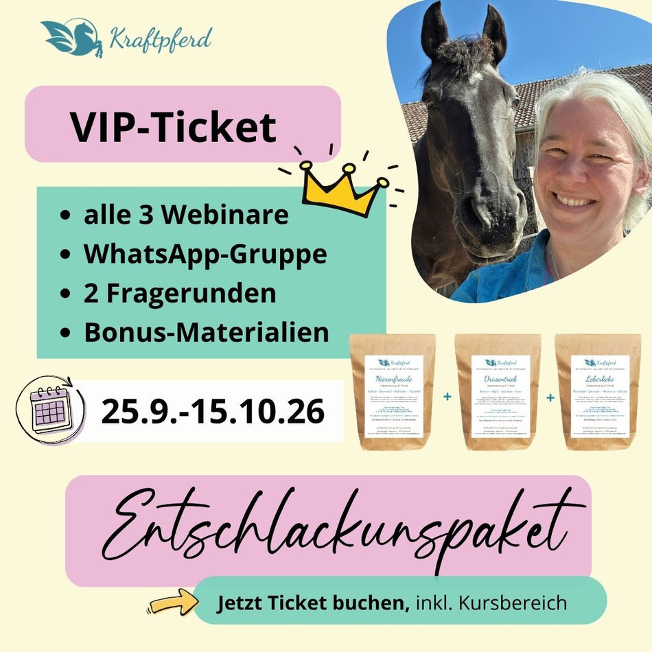 VIP-Ticket  "Entschlackungspaket" - 25.09.-15.10.26
